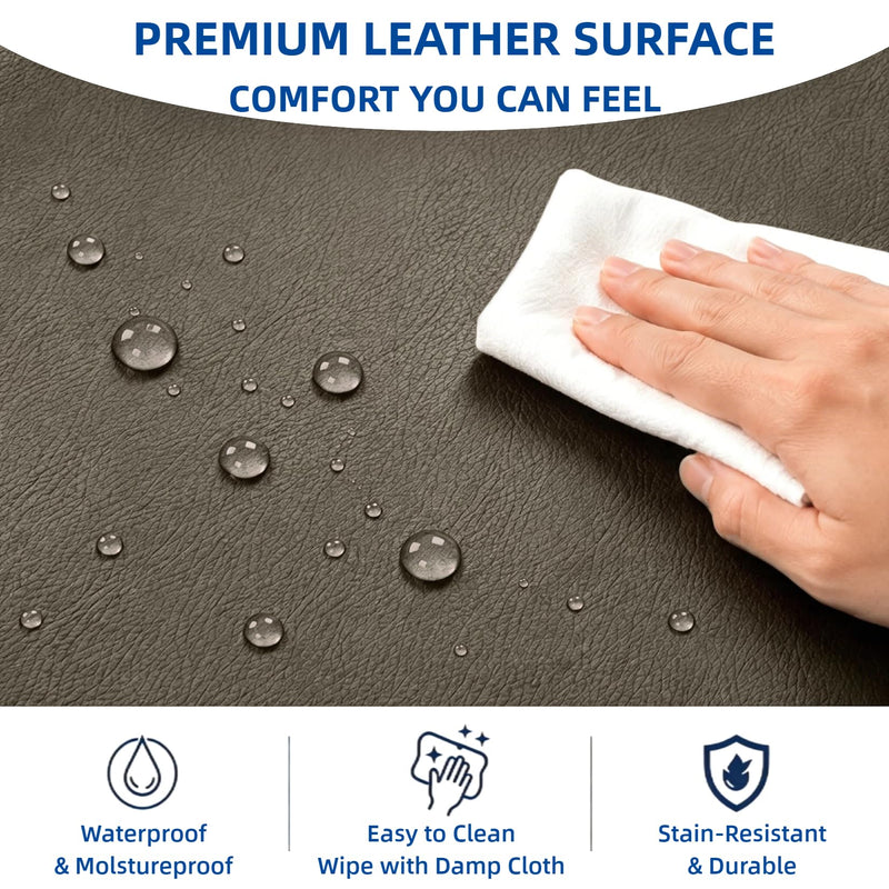 3-Inch Padded Raised Toilet Seat Cushion for Seniors | Firm High-Density Foam Toilet Seat Riser with Waterproof Cover, Fits Standard Toilets (Space Gray) Space Gray 3 inches