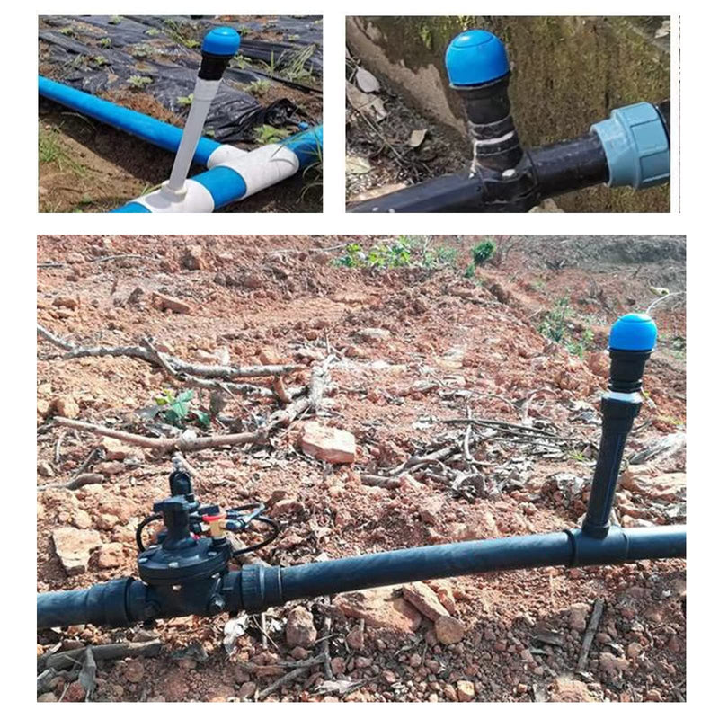 Air Relief Valve 3/4 inch Air and Vacuum Relief in The Irrigation Water Saving Agriculture Drip Irrigation System Protected Outlet - 1 Pcs