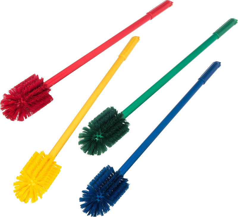 SPARTA Multi-Purpose Valve Brush Fitting Brush, Round Brush with Polyester Bristles, Color Coded for Commercial Cleaning, Kitchen, Restaurant, Bathroom, Polyester, 30 Inches, Red 1