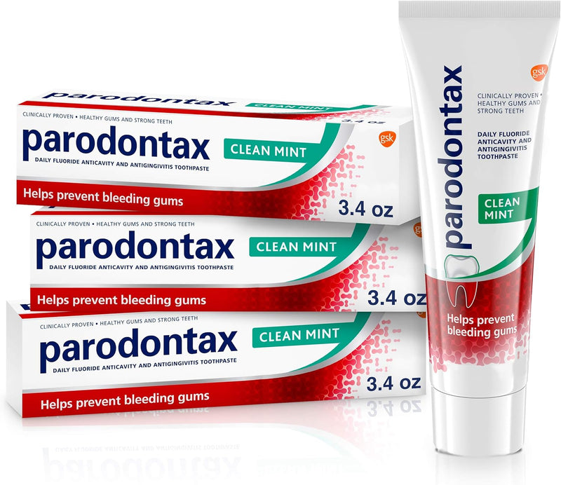 Parodontax Complete Protection Toothpaste for Bleeding Gums, Gingivitis Treatment and Cavity Prevention, Pure Fresh Mint - 3.4 Ounces 3.4 Ounce (Pack of 1) - NewNest Australia