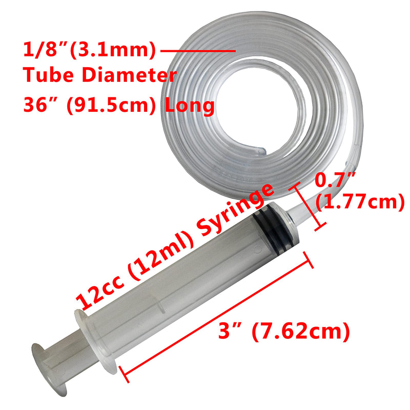 Frozen Water Line Tool - 36" - Made in USA - Unfreeze Your Refrigerator ice Maker Dispenser defroster Syringe