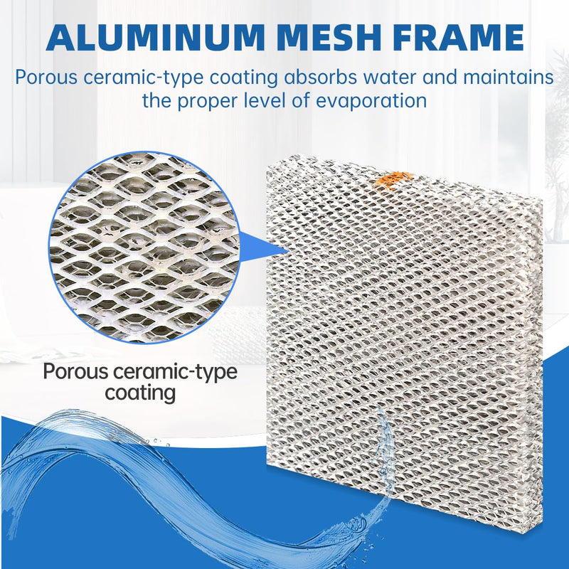 A04-1725-052 Humidifier Pad Evaporator Compatible with Skuttle A04-1725-052 Model 2000 White Replacement Filter Hard Wick 2 Packs