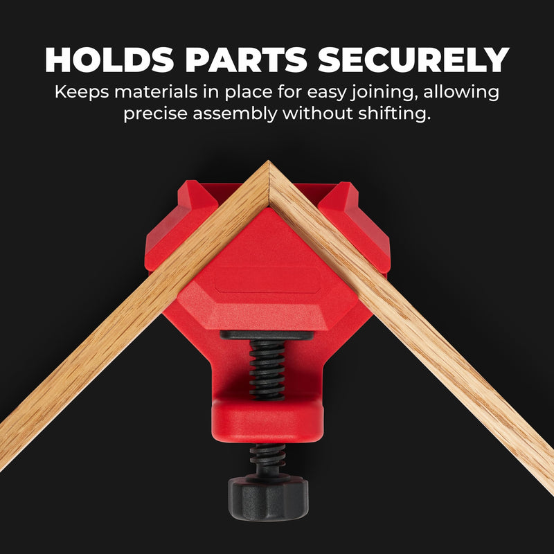 Quick Corner Clamps - Home Improvement Hand Tools - Adjustable Clamps for Woodworking & More - 4 Pack