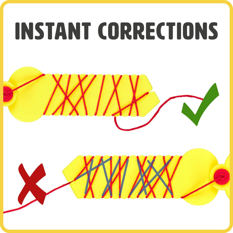 LEARNING WRAP-UPS SELF-CORRECTING Multiplication Keys, Self Correcting Math Tool for Kids Grade Level 2-6, Yellow, (K103-SB) Multiplication Keys, Yellow