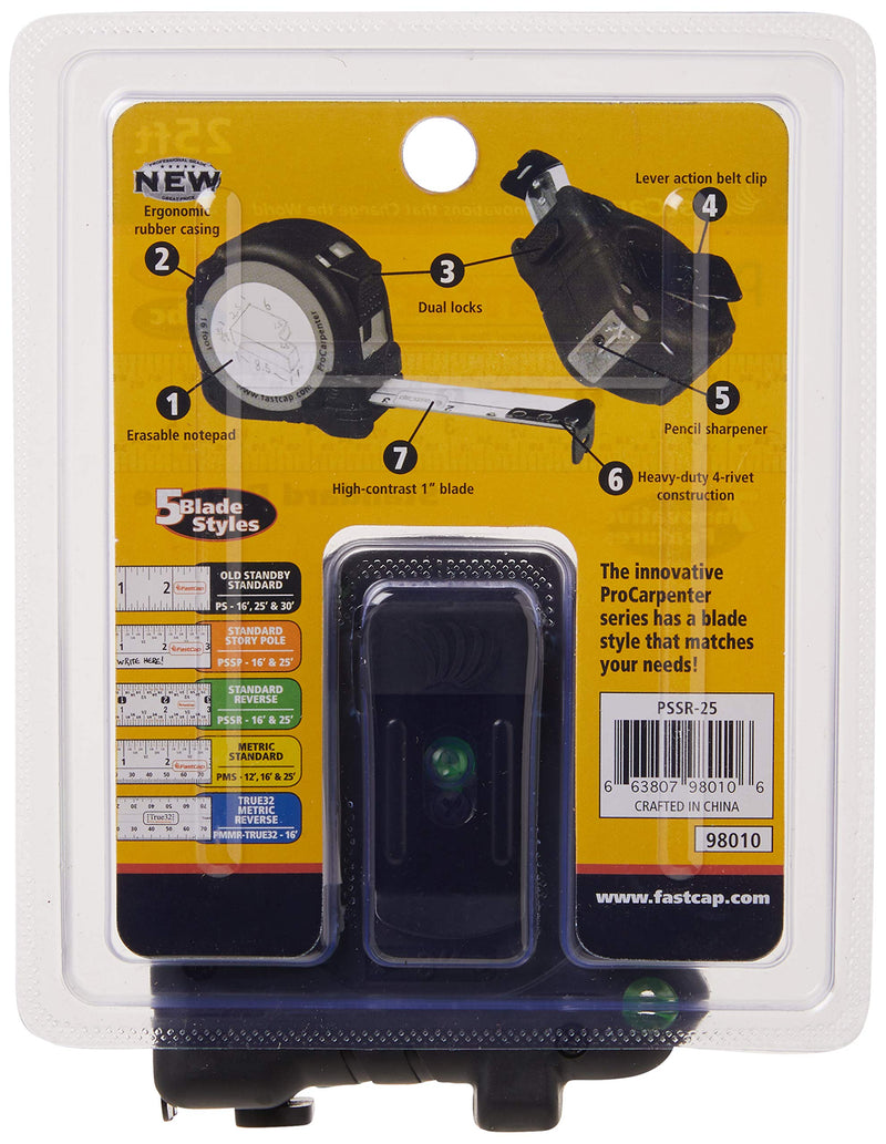 Fastcap ProCarpenter Measuring Tape Bundle - 25-Foot Standard with 16-Foot Metric/Metric Reverse