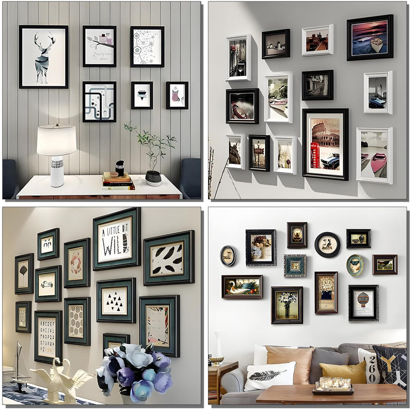 353PCS Picture Hanging Kit,Picture Hangers Heavy Duty Picture Hanging Hooks with Screws,Picture Frame Hooks Heavy Duty Picture Framing Supplies Kit for Picture Hanging(7 Types) Type C