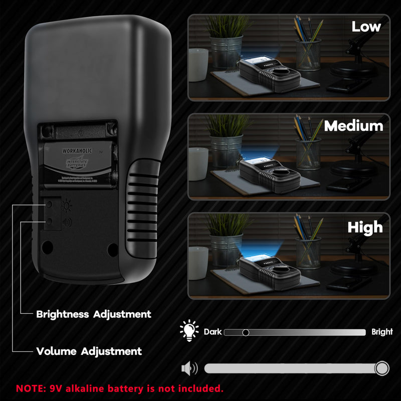 3-in-1 EMF Meter Detects Electric Field (EF), Radio Frequency Field (RF), Magnetic Field (MF) - for Home EMF Detector, Office, Outdoor and Ghost Hunting, Radiation Detector Meters