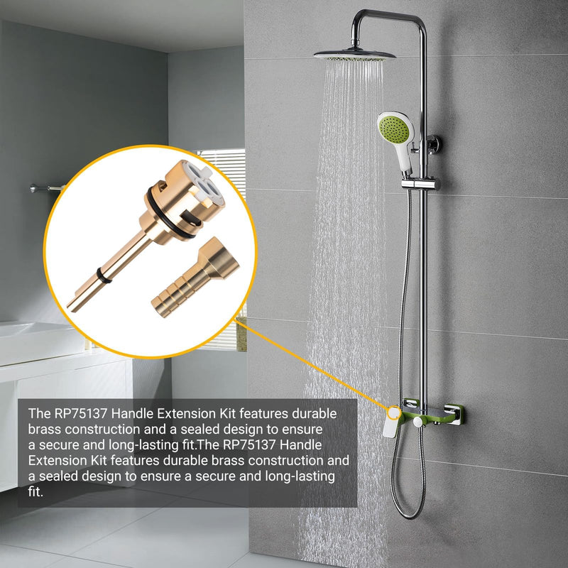 3-Setting Diverter Cartridge Replacement Part Set – Compatible with RP51918, R11000,R22000 Faucet Valve Replacement Trim Kit, 3-Way Brass Shower Diverter Valve