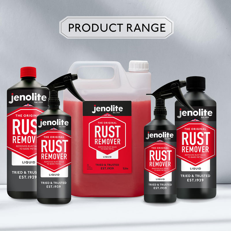 JENOLITE Rust Remover Liquid, Fast Acting Formula, Industrial Strength 1x33.8oz 33.8 Fl Oz (Pack of 1)