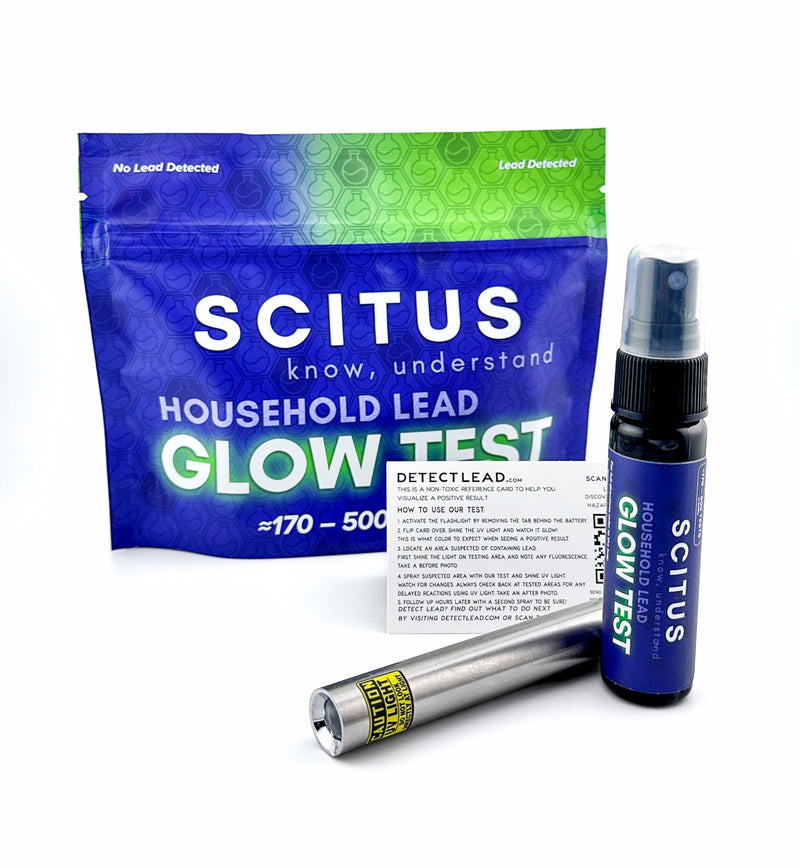 Scitus Know, Understand Glow Test 170-500 Tests for Lead in Paint, Ceramic, Stripped Wood, Varnish, Lead Test Kit