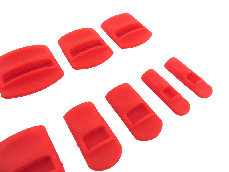 Taytools 101202 10 Piece Soft Silicone Chisel Edge Guard Set for Chisels 1/8 Inch to 1-1/4 Inches