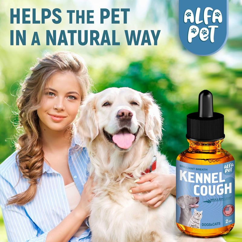 Dog Cough - Kennel Cough - Dog Allergy Relief - Supplements For Dogs & Cats Health - Allergy Relief Immune Supplement for Dogs - for Dry, Wet & Barkly Pet Cough - Suitable For All Sizes - PawsPlanet Australia