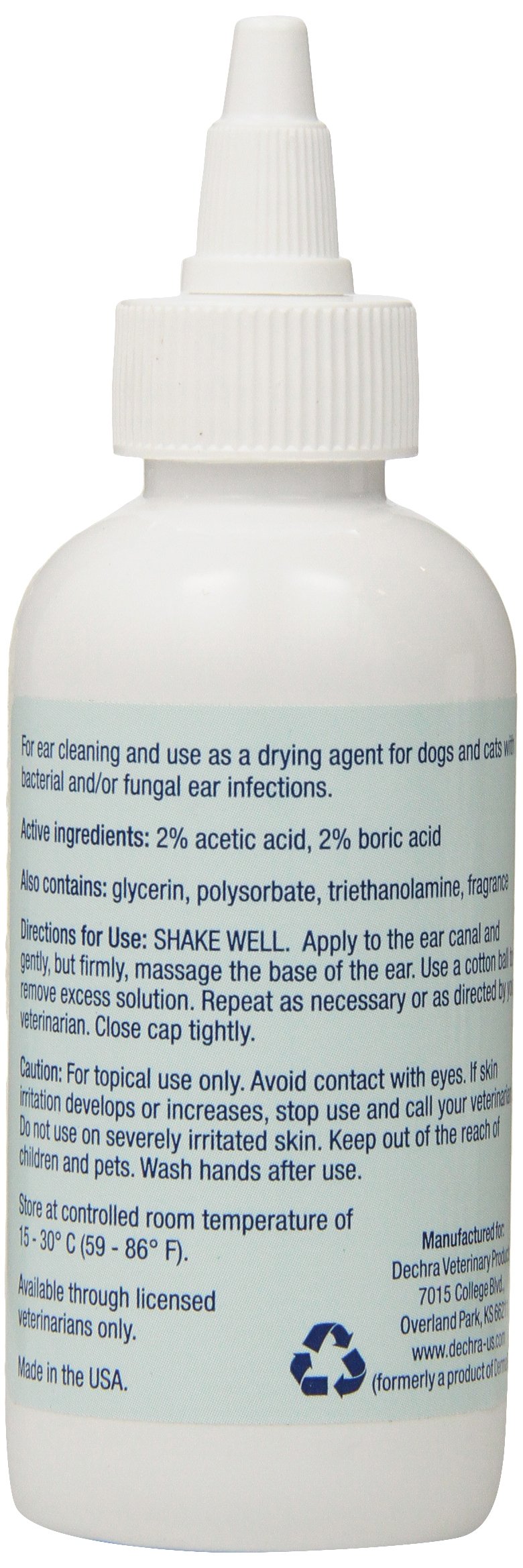 Dechra MalAcetic Otic Pet Ear Cleanser 4 oz - PawsPlanet Australia