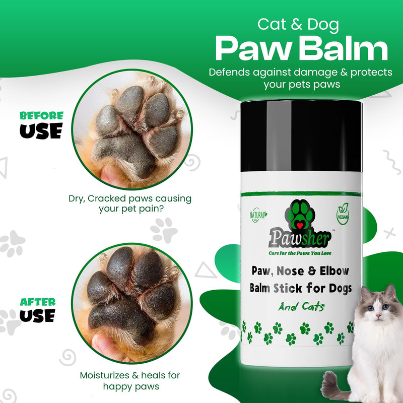 Cat Care Essentials: Cat Teeth Cleaning & Breath Freshener | Paw Balm Lick Safe | Fur Freshener Spray & Deodorizer Perfume | Refreshing & Calming Lavender Scent for in Between Baths
