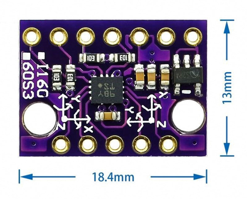 5pcs GY-BMI160 Module 6DOF 6-Axis Angular Velocity Gyroscope + Gravity Acceleration Sensor IICSPI, Gravity Sensor Accelerometer Gyroscope Acceleration Gravity Sensor IIC I2C SPI 3-5V