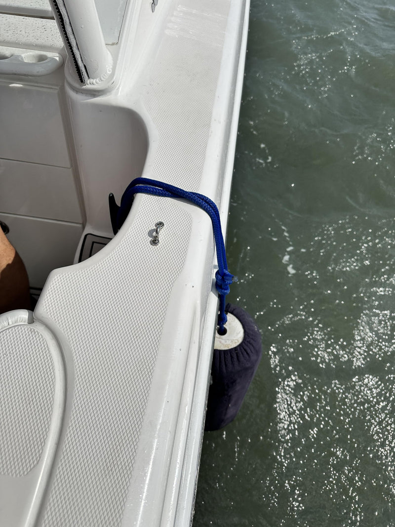 E-Sea Cleat- Heavy-Duty Suction Mounted Utility Cleat | Tie up kayaks, secure boat fenders, secure paddle boards, RV towel hanger, attatch accessories