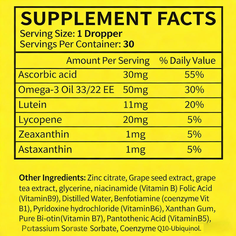 Advanced Vision Formula for Dogs, AuraPets Vision Formula, with Lutein, Zeaxanthin, Astaxanthin, Supports Vision and Reduces Cloudiness, 30ml (1)