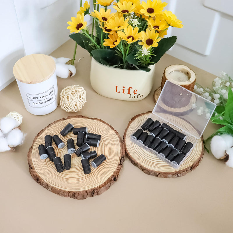 36 PCS Waterproof Wire Connectors Outdoor Electrical Cable Terminal Twist Nuts Cap for Wet Location Installation Lights Irrigation Valves Black black-36