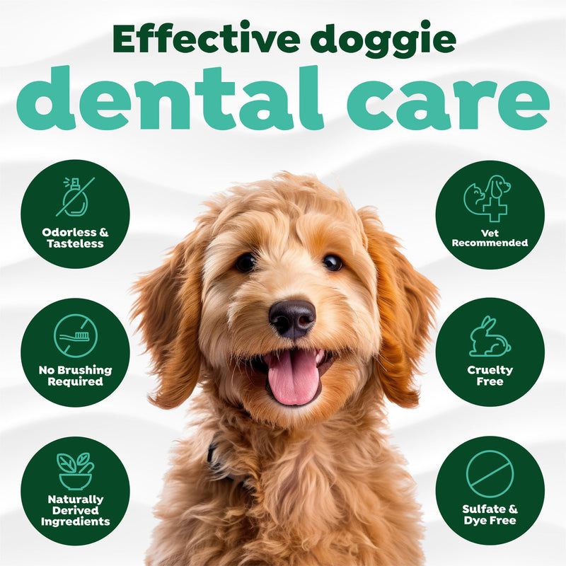 TropiClean Fresh Breath Water Additive for Puppies, Teeth Cleaning and Breath Freshener Solution, No Toothpaste or Toothbrush Required, 8 oz. 8 Fl Oz (Pack of 1)
