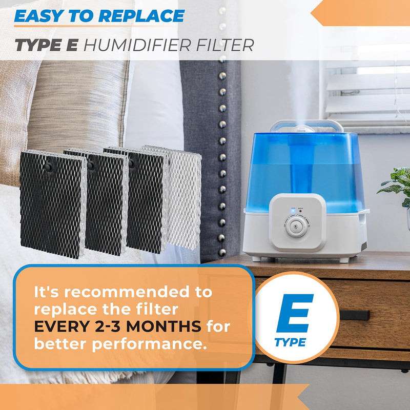 ANTOBLE HWF100 Humidifier Filter E Filter for Holmes Bionaire Sunbeam