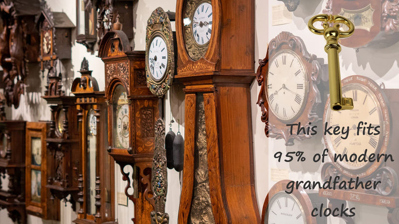 Grandfather Clock Door Key Works with Most Clocks Made Before 2004，for Ridgeway, Sligh, Emporer, Pearl, Seth Thomas, Trend