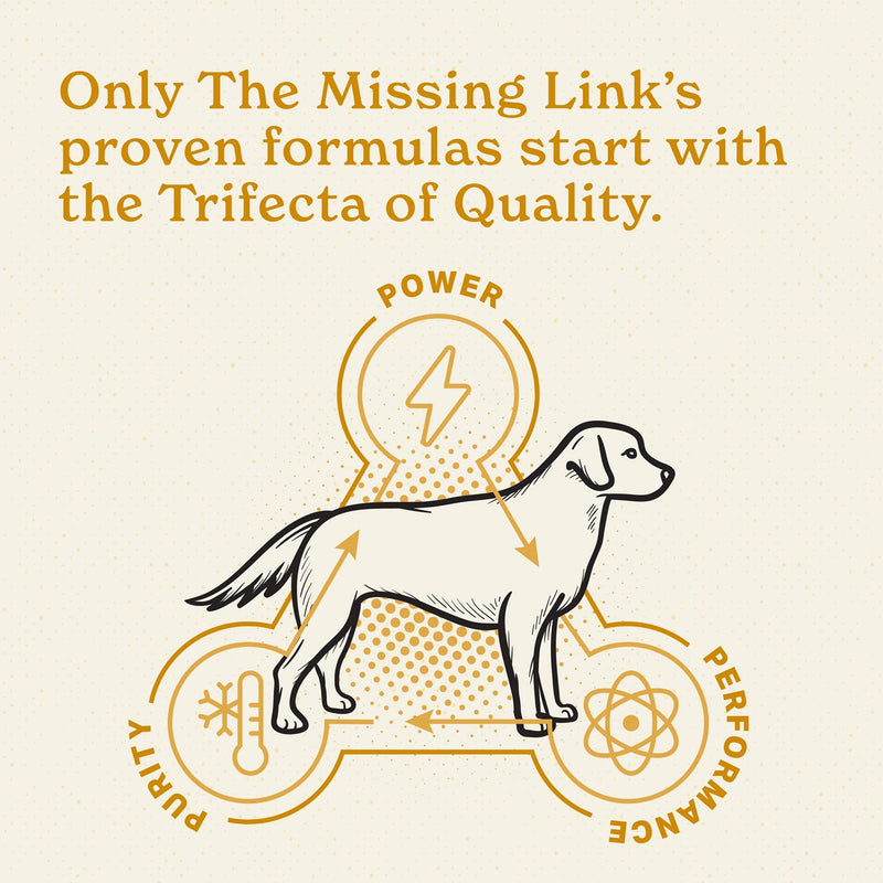 The Missing Link Skin & Coat + Probiotics Supplement 8oz Bag - Powerful Superfood Powder for Dogs Supports Healthy Skin & Glossy Coat, Promotes Hair Growth