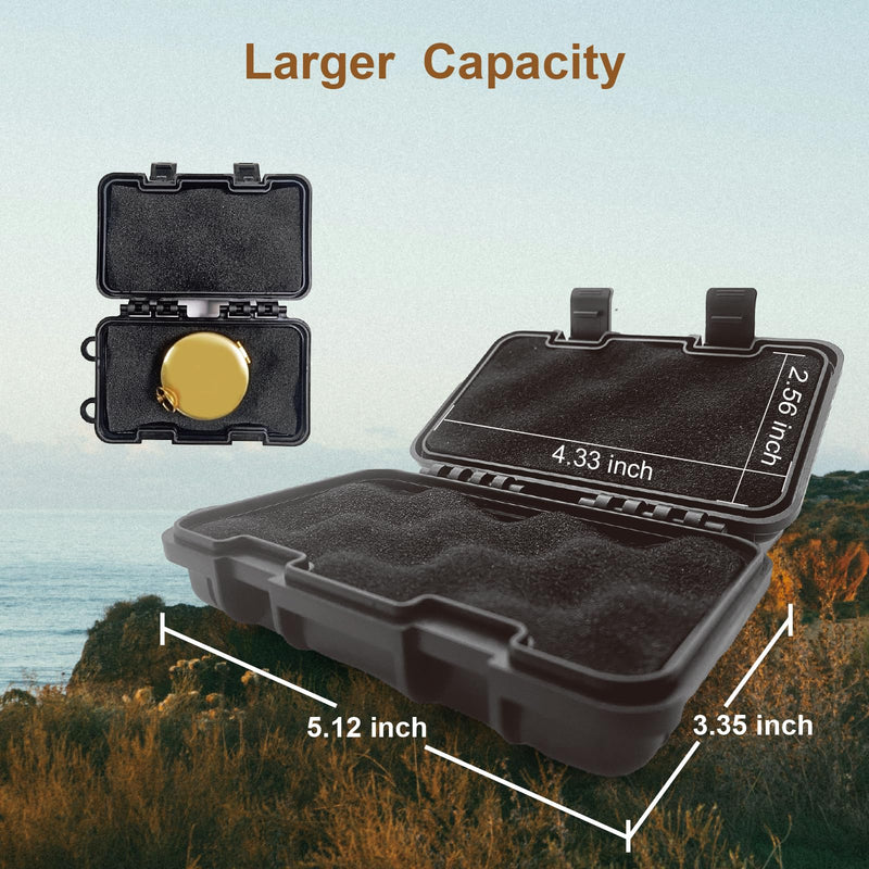 Strong Magnetic Hide a Key: Magnetic Key Box for Under Car, Versatile for Home & Outdoor | Rainproof & Windproof, Key Box with a Large Magnet(black, single) 1