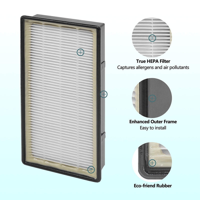 HAPF300 True HEPA Filter, Compatible with Holmes AER1 HAPF300, HAPF30 and Bionaire Units, Allergen Remover, Pack of 2