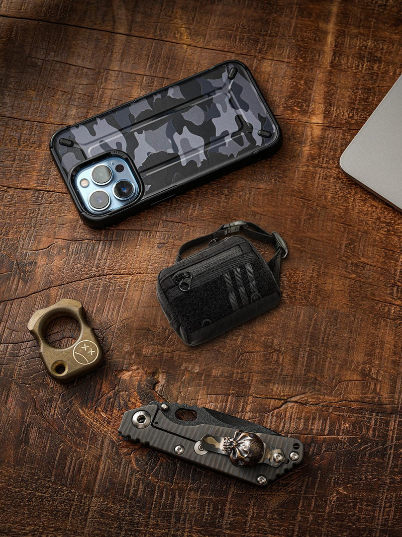 TACTICAL_GEEK Storage A18 Compact Wireless Headset Pack with Quick-Release Buckle, Mini Coin Purse