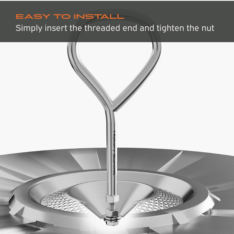 Solo Stove Fire Pit Heat Deflector Handle, Rust-Proof Stainless Steel