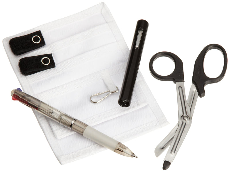 ADC - ADC117BK Pocket Pal III Medical Accessories Nurse Kit, Includes MiniMedicut Shears, Adlite Plus Disposable Penlight, and 3-Color Pen, Black, Adult Pocket Pal III Kit