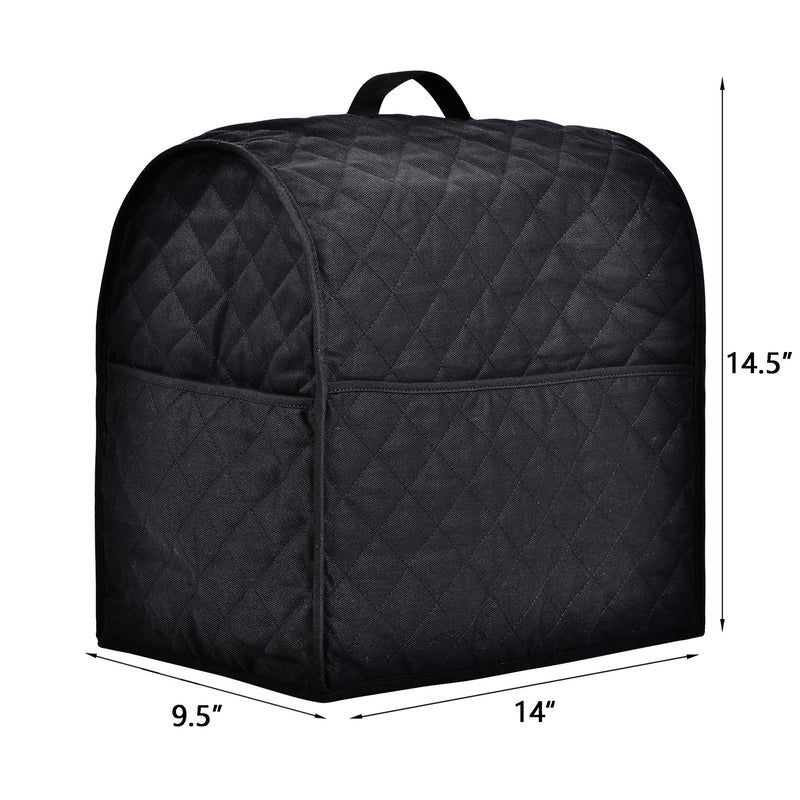 Stand Mixer Cover compatible with Kitchenaid Mixer, Fits All Tilt Head & Bowl Lift Models,Fine, Soft, Not Easy to Fade, Not Easy To Pilling. (Fits for 4.5-Quart and All 5-Quart, Black) Fits for 4.5-Quart and All 5-Quart