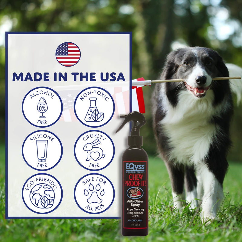 [Australia] - Eqyss Chew Proof It Spray (8oz) - Guaranteed to Stop Your Pet from Chewing 