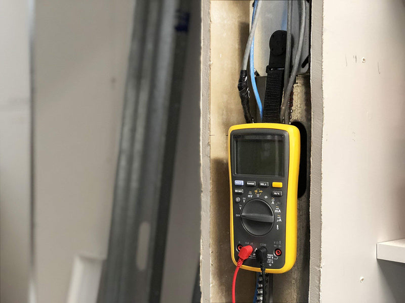 Universal Multimeter Magnet, Hook, and Clip Hanging Strap Kit | Works with Most Multitesters Including Fluke and Klein Tool Meters Multimeters