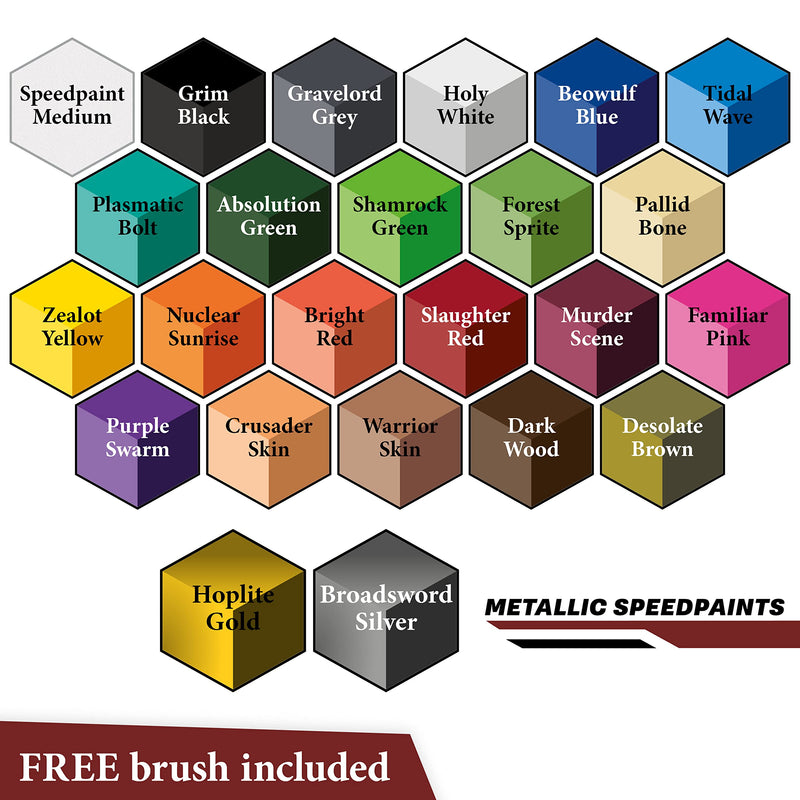 The Army Painter Speedpaint 2.0 Most Wanted Paint Set 24x18ml Acrylic Paint