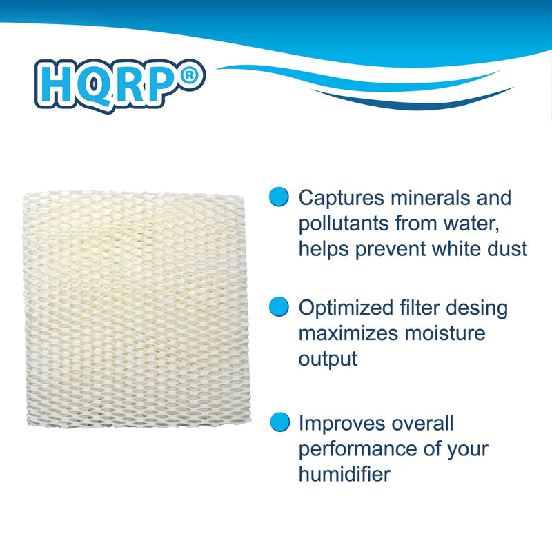 HQRP 2-Pack Wick Filter for Duracraft DH821 DH822 DH822C DH823 DH824 Humidifiers, AC-811 D11-C HC-811 Replacement