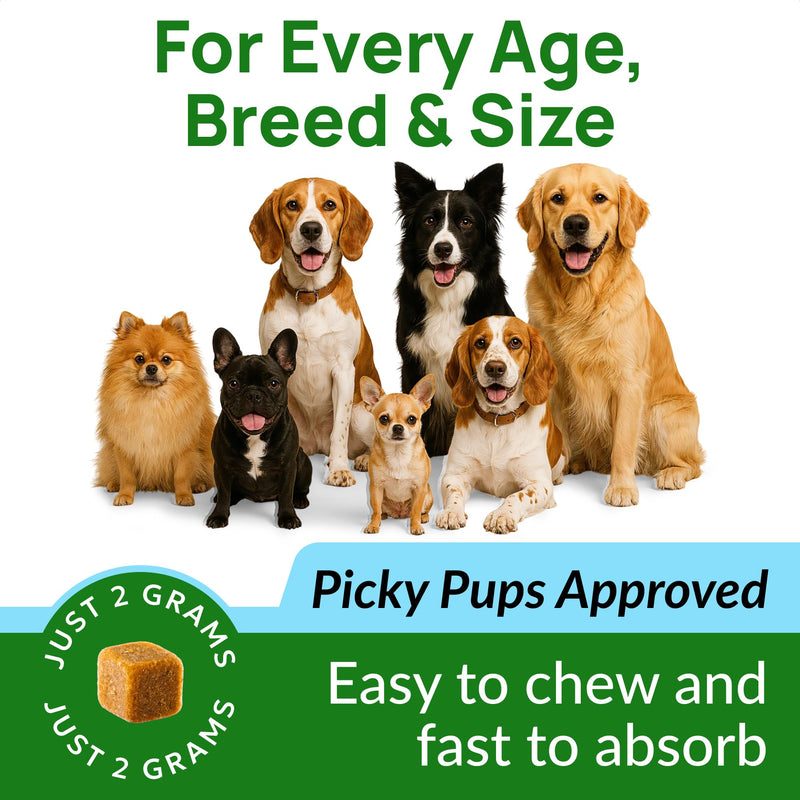 Green Grass Dogs Chews w/Probiotics - Prevent Urine Burning Grass - Pee Gras Spot Saver - Dog Urine Neutralizer for Lawn Treats, UT & Gut Health for Dogs, Lawn Burn from Dog Urine 120Ct