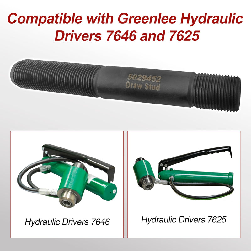 29452 Knockout Draw Stud for Greenlee Hydraulic Drivers 7646 and 7625 | Knockout Punch Kit
