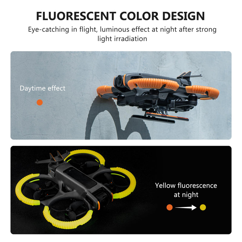 STARTRC 3-IN-1 Avata 2 Accessories bundles,Avata 2 Propeller Guard+Tail+Landing gear Protector for DJI Avata 2 fly more combo Drone Protection(Not including drone)