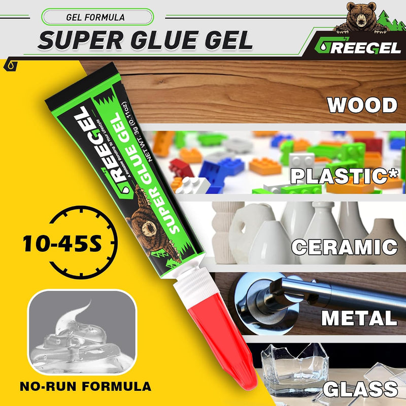 Ceramic Glue, Best Super Clear Glue for Porcelain, Pottery and China Repair, Food Safe Adhesive Kit for Mugs and Dishes, Also Effortlessly Bonds Wood, Glass, Plastic, Shoe, Crafts DIY and More Ceramic glue - NewNest Australia