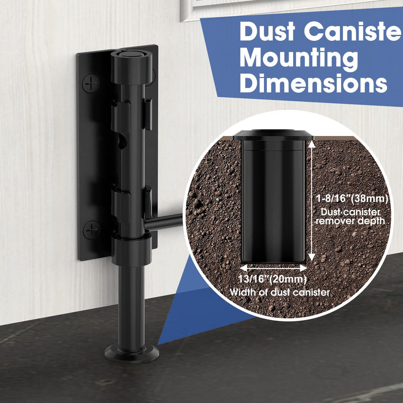 Barrel Bolt Latch, Slide Bolt Gate Latch, 6.3 Inch Heavy Duty Solid 304 Stainless Steel Black Finish Door Lock for Fence/Wooden/Barn Door/Yard Door/Shed Door/Interior Door Latch (2 Pack Black) 2 Pack Black