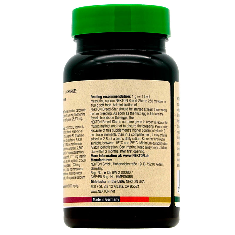 Nekton Breed-Star Breeding Supplement for Birds 70g / 2.47oz, Off White