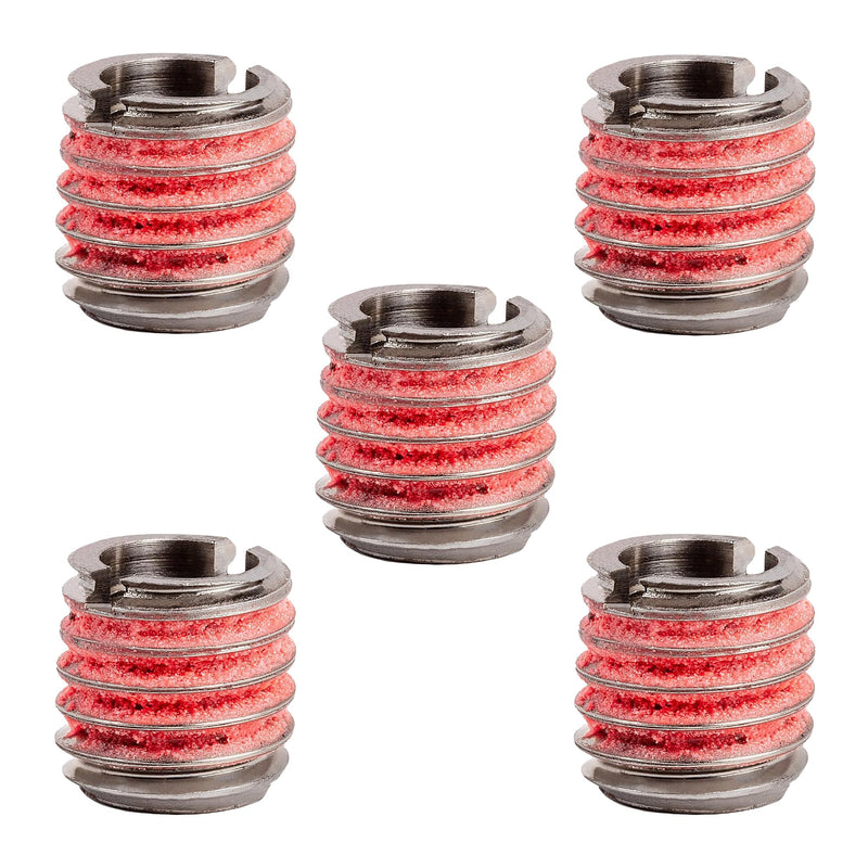 E-Z LOK - 453-8 E-Z Lok Externally Threaded Insert, 303 Stainless Steel, M8-1.25 Internal Threads, M12x1.75 External Threads, 12.50mm Length, Made in US (Pack of 5) Pack of 5 M8-1.25 IT, M12x1.75 ET, 12.50mm L