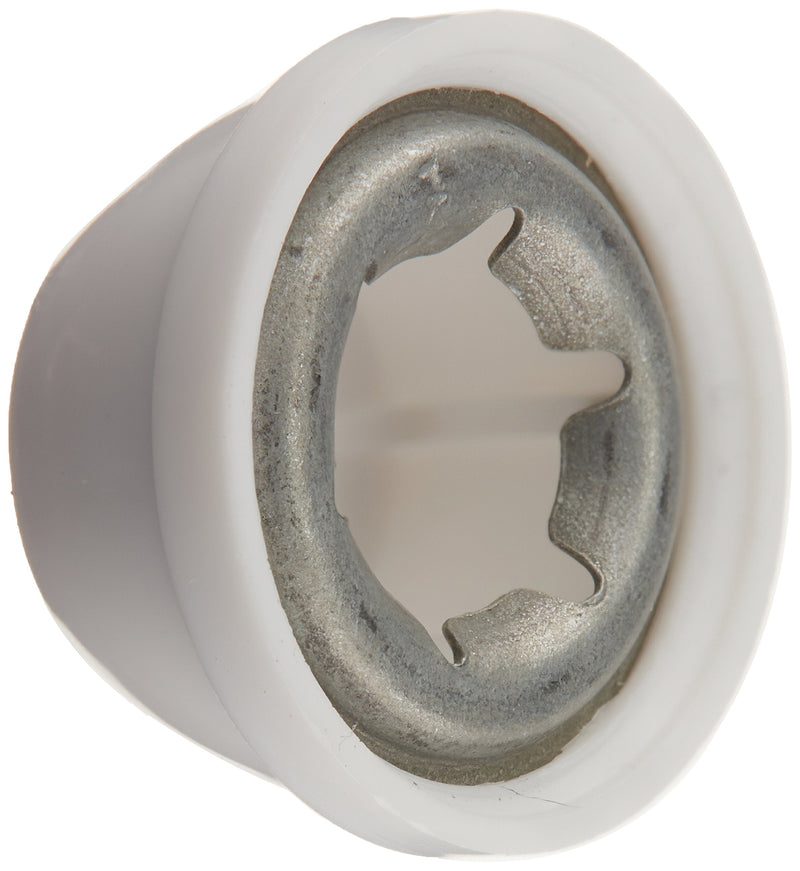 014973221829 Push Nuts, 3/8, Piece-5,White White 3/8 Inch