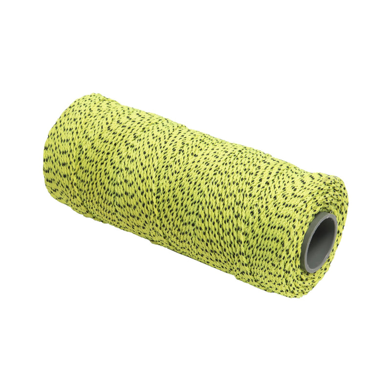 MARSHALLTOWN Masonry Line, Bonded Nylon, Yellow & Black, 500 Foot, #18 Line Size, Masons and Archaeology. Made in the USA, ML613 Yellow & Black Nylon