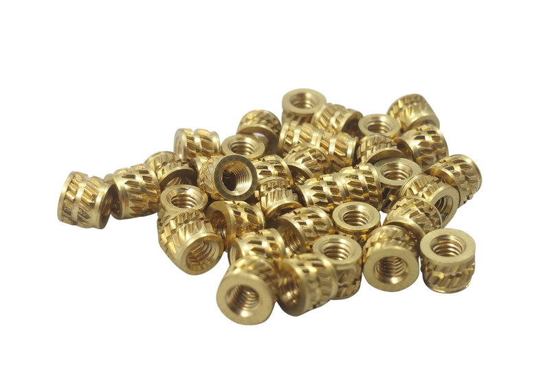 [initeq] Qty 50#4-40 4-40 Threaded Heat Set Inserts for 3D Printing (50)