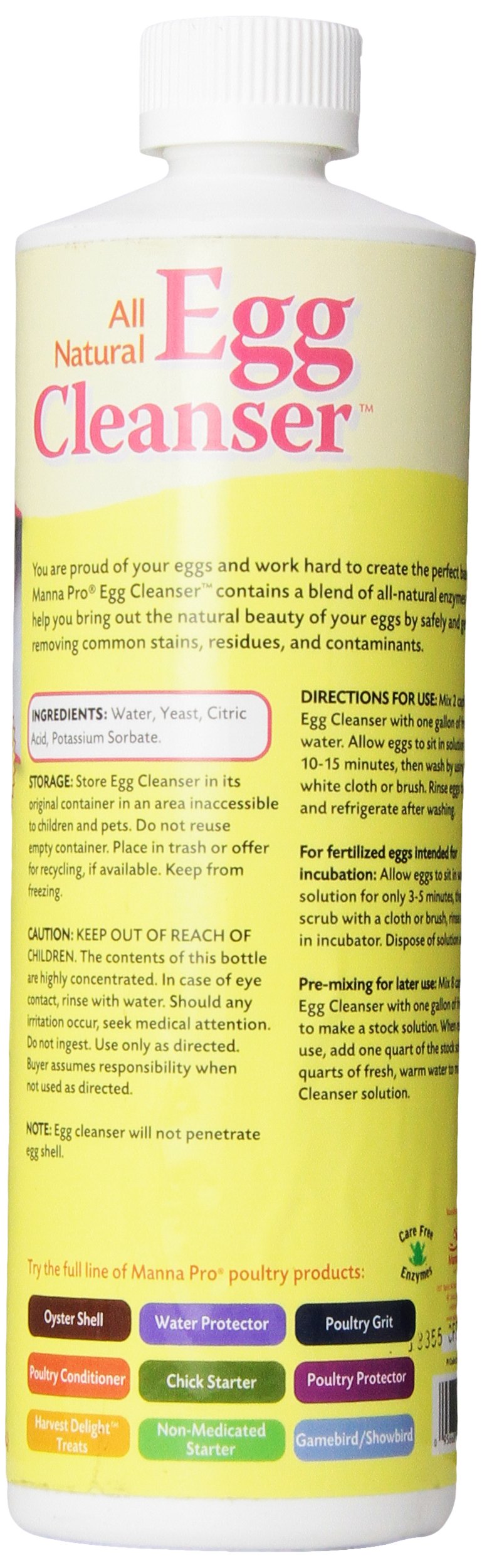 Manna Pro-Farm 667743 Egg Cleanser, 16 oz - PawsPlanet Australia