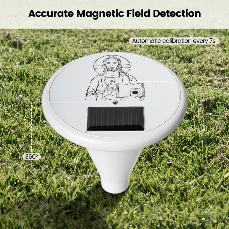 Ghost Hunting Equipment, Briidea Solar Paranormal Detection Kit Music Box, Plays Hymns to Soothe Spirits and Purify the Environment Upon Detecting Ghosts