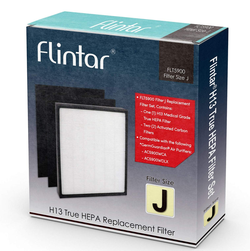 FLT5900 Replacement Filter J, Compatible with Germ Guardian GermGuardian Air Purifier AC5900WCA and AC5900WDLX, 1-Pack