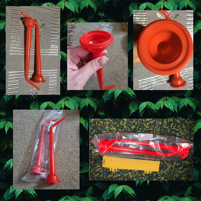 Caulking Nozzle for Sausage Caulking Gun, 2 Pieces